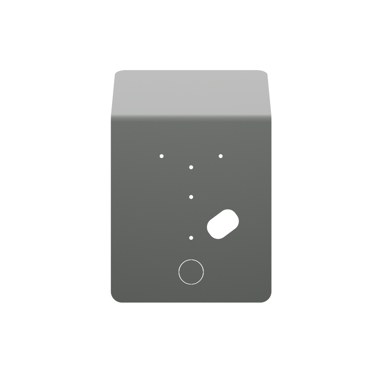 Wallbox Regenkappe für Montagepfosten - Sockel Eiffel Basic für Wallbox Pulsar Familie